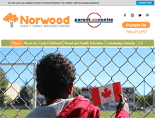 Tablet Screenshot of norwoodcentre.com